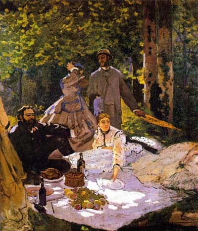 Dejeuner sur l'herbe - dipinto di Claude Monet