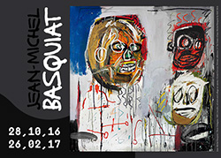 Locandina mostra Basquiat a Milano