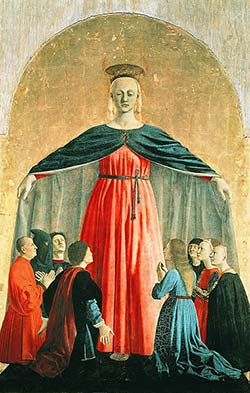 Madonna della Misericordia, tavola di Piero della Francesca