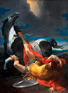 Conversione di Saulo, dipinto di Guido Reni