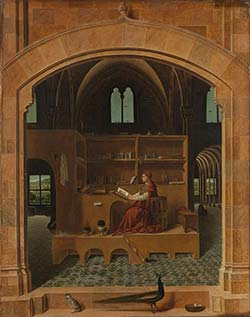 quadro di Antonello da Messina - San Girolamo nello studio