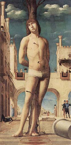 quadro di Antonello da Messina - San Sebastiano