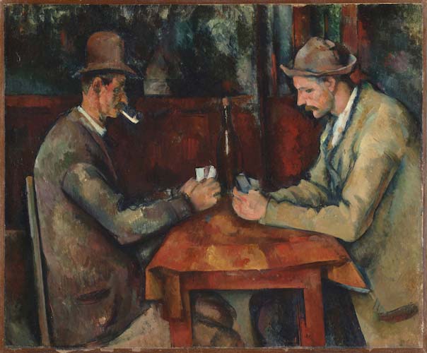 I giocatori di carte, dipinto di Paul Cézanne