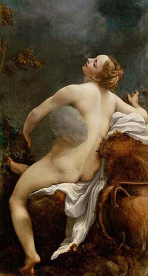 Giove e Io dipinto di Correggio