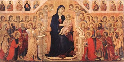 La maestà - dipinto di Duccio di Buoninsegna