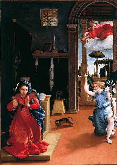 Annunciazione di recanati - Lorenzo Lotto