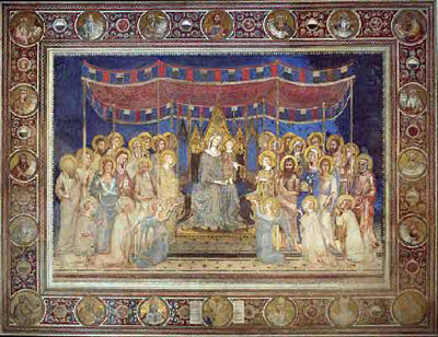 La Maestà, dipinto di Simone Martini