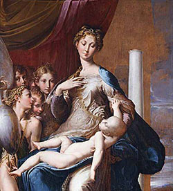 vai all’analisi dell'opera: Madonna dal collo lungo del Parmigianino