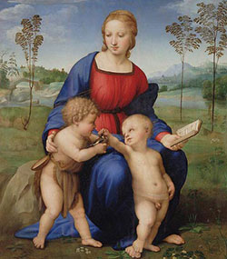 Madonna del cardellino di Raffaello Sanzio