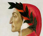 dipinto di Botticelli raffigurante Dante