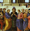 dipinto Sposalizio della Vergine di Perugino