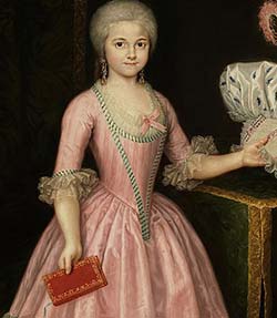Dipinto di Ramón Bayeu dal titolo Infanta Maria Amalia di Spagna