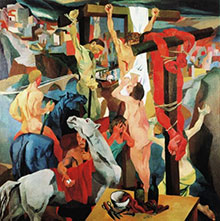 Crocifissione, dipinto di Renato Guttuso