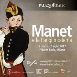 Locandina mostra Manet e la Parigi moderna