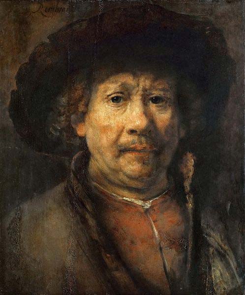 Autoritratto di Rembrandt del 1657 Autoritratto di Rembrandt del 1657