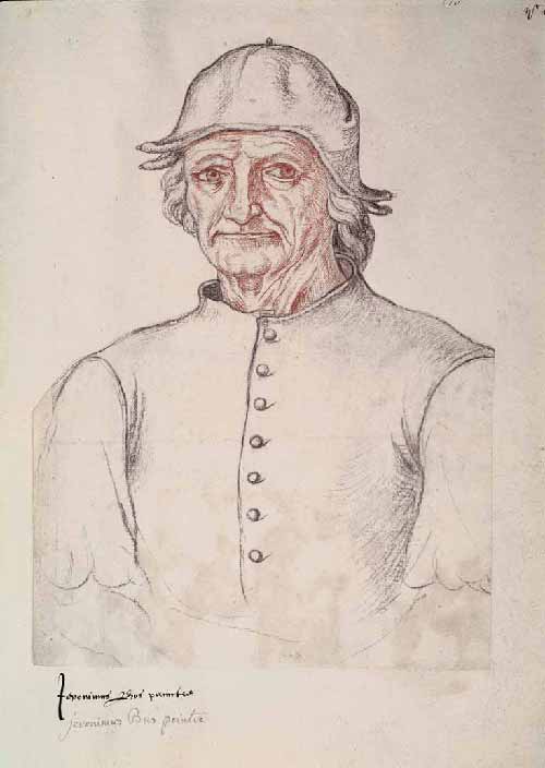 ritratto di Hieronymus Bosch di Jacques Le Boucq ritratto di Hieronymus Bosch di Jacques Le Boucq