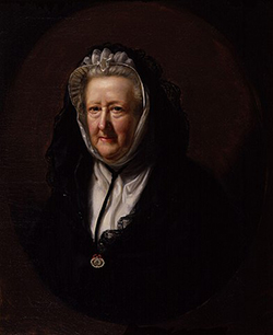 ritratto di Mary Delany realizzato dal pittore John Opie