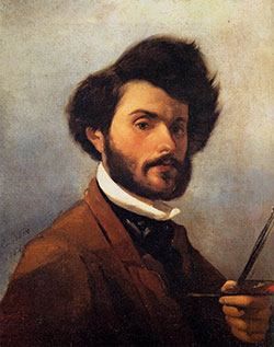 Giovanni Fattori - autoritratto - 1854