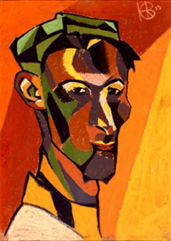 autoritratto di Henri Gaudier-Brzeska del 1913