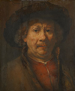 Autoritratto di Rembrandt del 1657