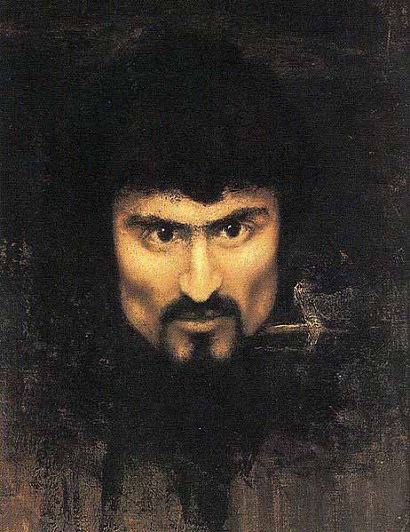 Autoritratto di Giovanni Segantini del 1882 c.a. Autoritratto di Giovanni Segantini del 1882 c.a.