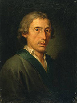 Giuseppe Parini - ritratto olio su tela di Martino Knoller