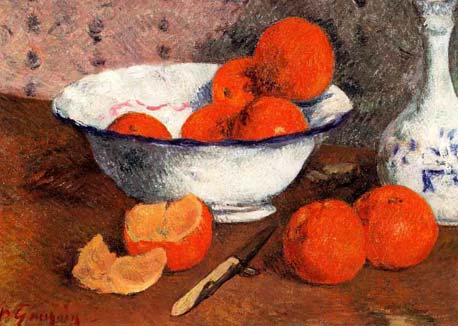 Dipinto Natura morta con arance di Paul Gauguin - 1881