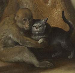 particolare dipinto di Cornelis van Haarlem Cornelissen dal titolo La caduta dell'uomo