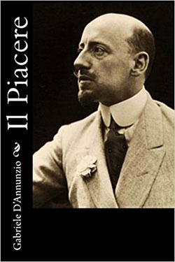 frontespizio romanzo Il Piacere di Gabriele D’Annunzio