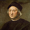 Ritratto di Cristoforo Colombo - dipinto di Ridolfo del Ghirlandaio