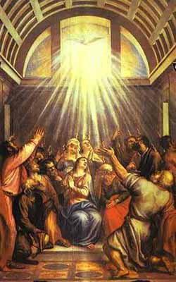 Discesa dello Spirito Santo, dipinto di Tiziano