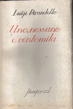 Immagine della copertina del romanzo "uno nessuno centomila"
