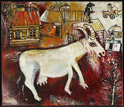 Dipinto di Marc Chagall dal titolo Ricordi d’infanzia del 1922